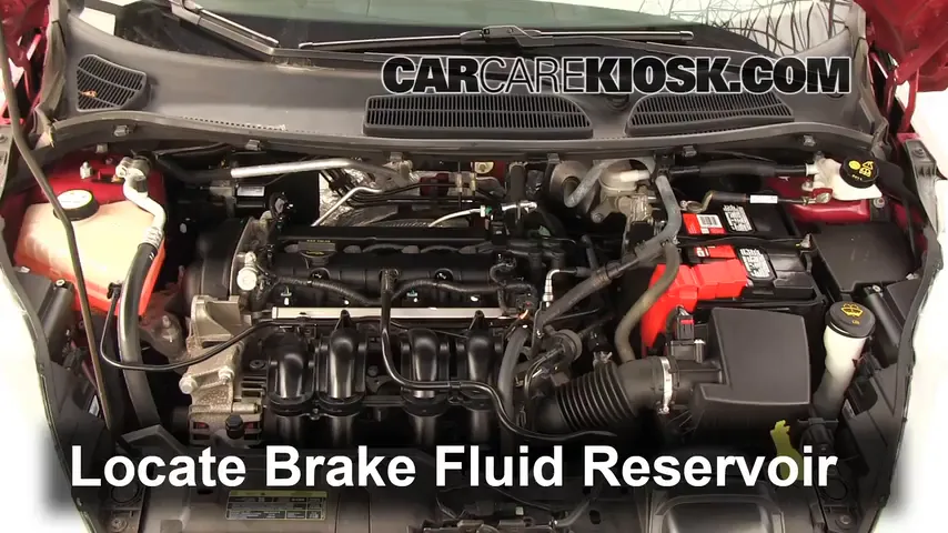 2011 Ford Fiesta SE 1.6L 4 Cyl. Sedan Brake Fluid Add Fluid